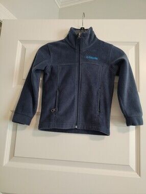 Columbia Kids' Navy Blue Full-Zip Fleece Jacket